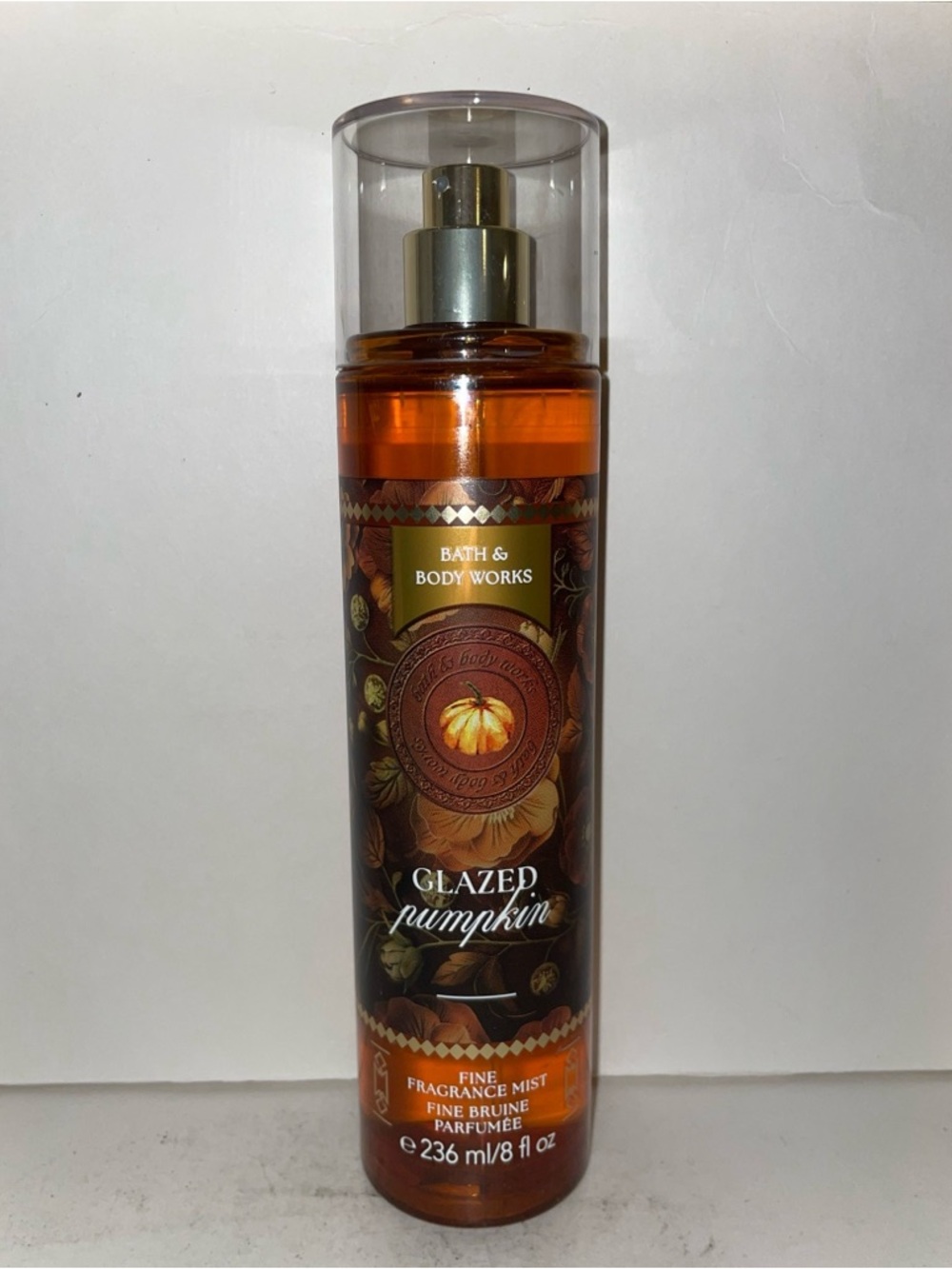Bath & Body Works Glazed Pumpkin Fragrance Mist 8oz Discontinued New
